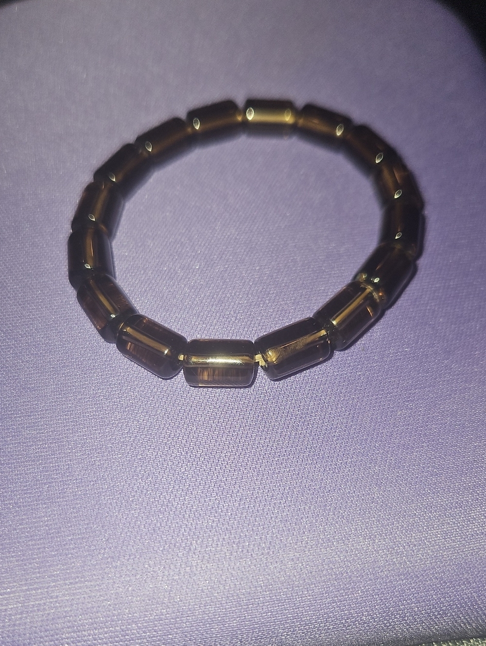 Smokey Quartz Beaded Bracelet